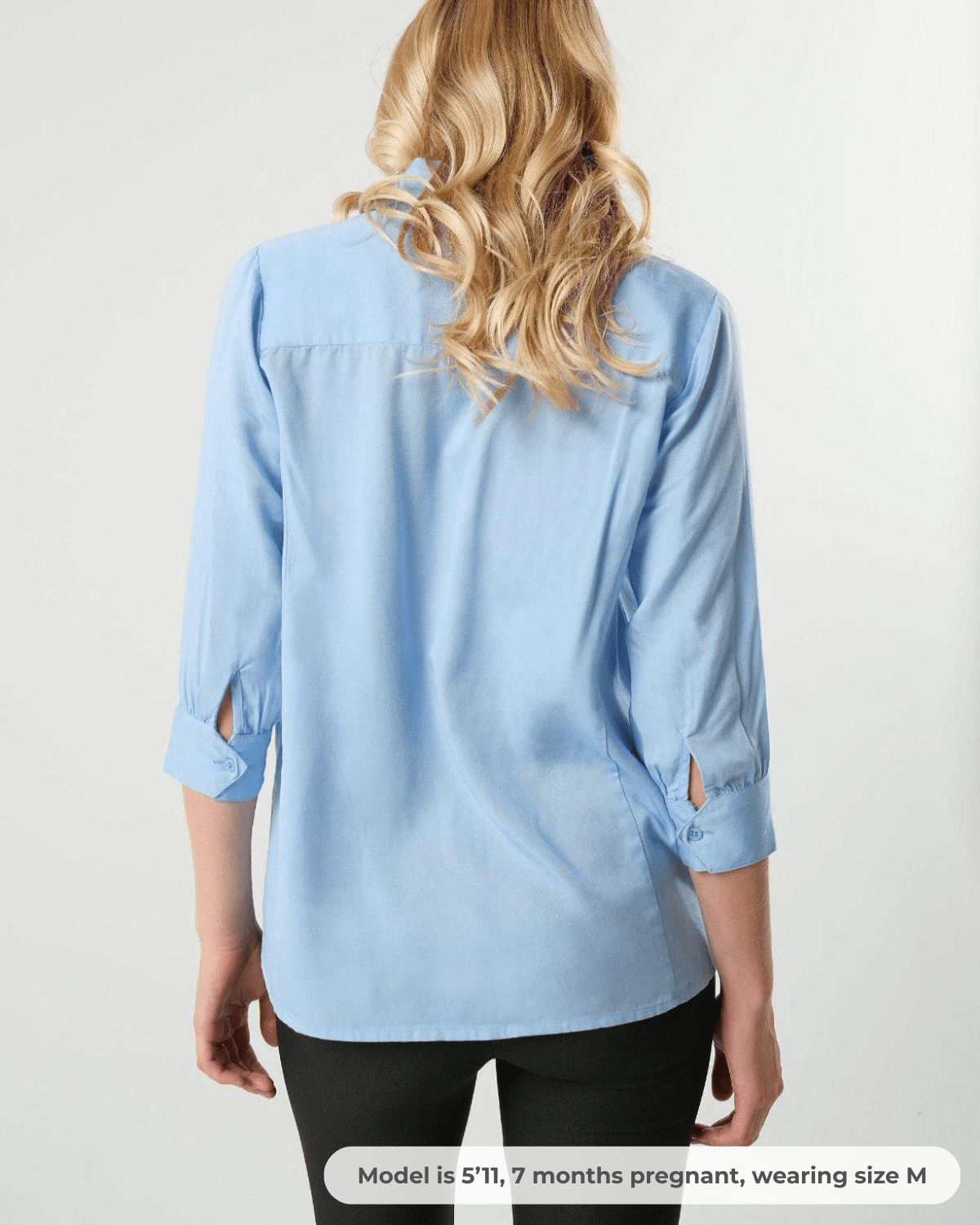 No-Gap Maternity Nursing Button Down Shirt in TENCEL (Regular & Petite)