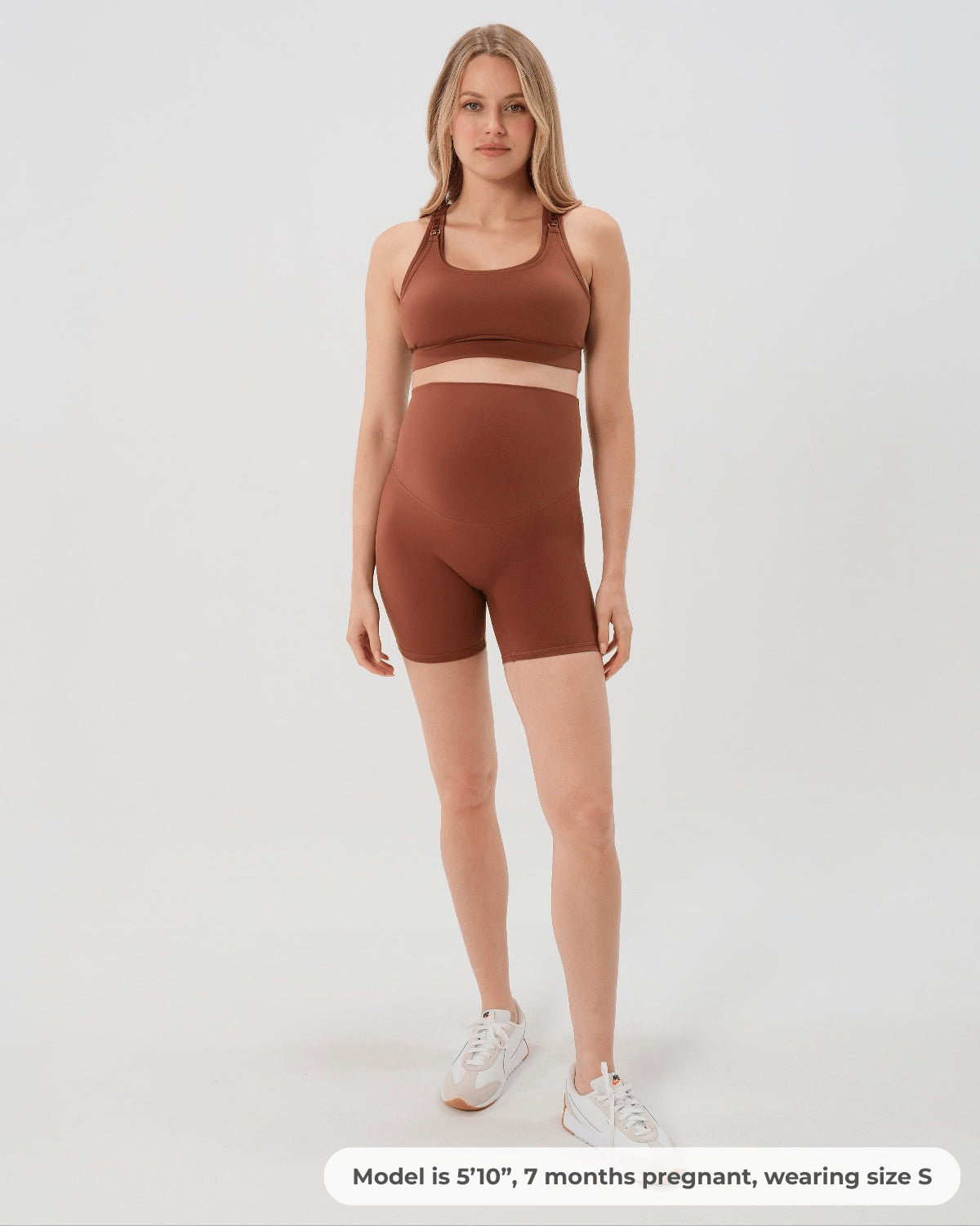 AXK CORE Maternity Bike Short - Brown