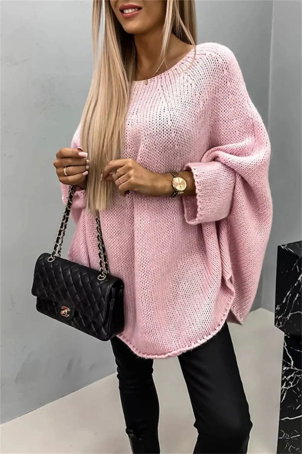 Trendsi Cozy Batwing Sleeve Sweater