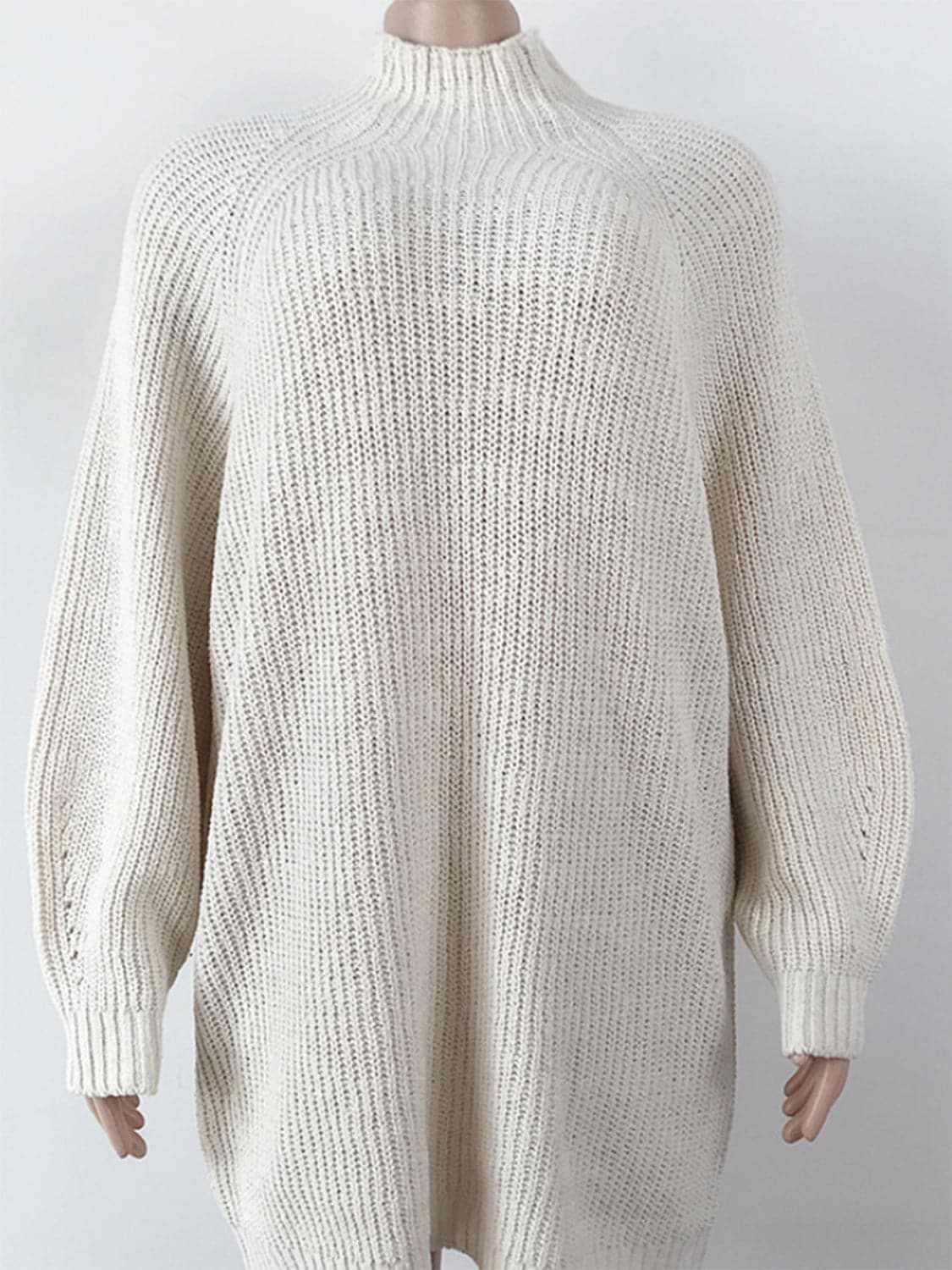Sweater Dress - Cozy Premium Quality - Mock Neck