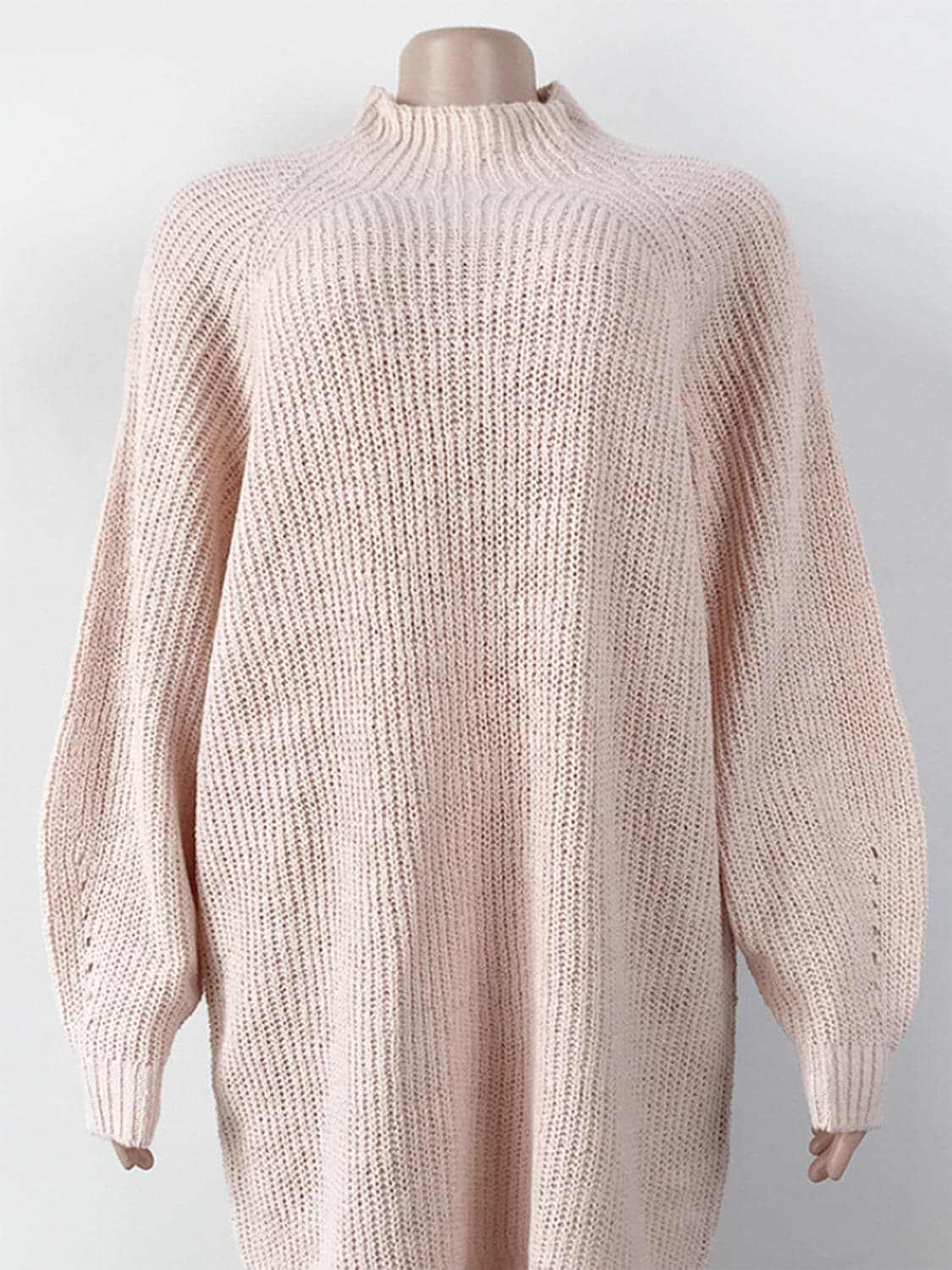 Sweater Dress - Cozy Premium Quality - Mock Neck