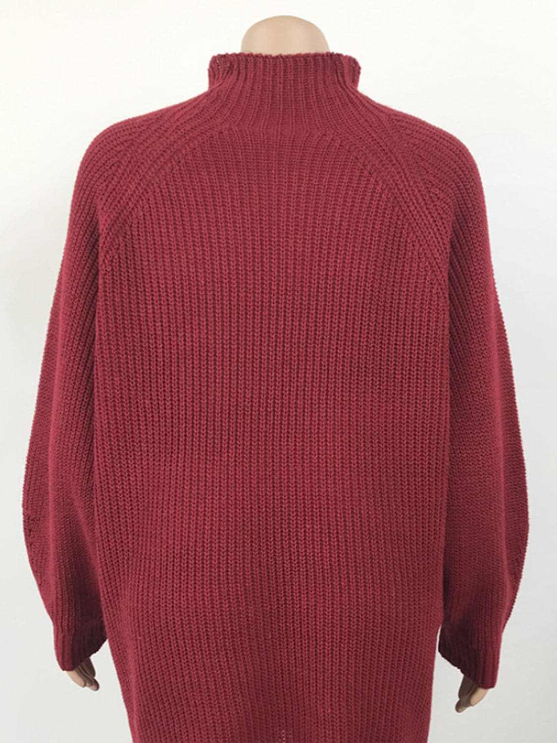 Sweater Dress - Cozy Premium Quality - Mock Neck