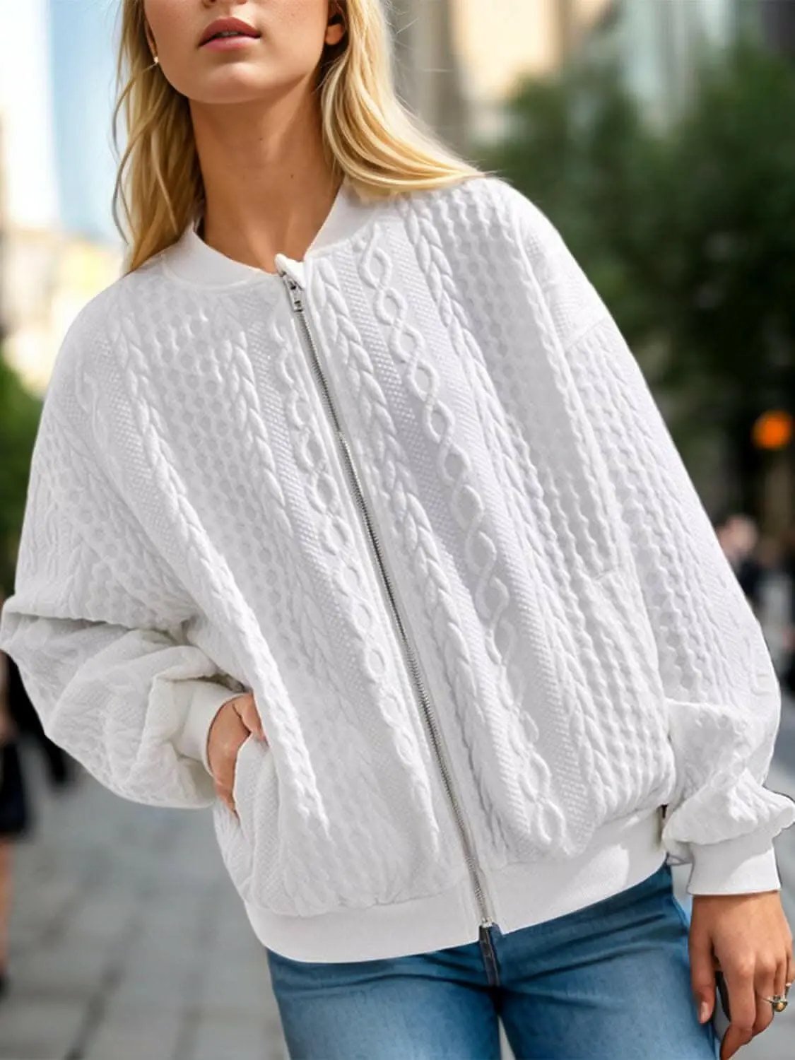 Jacket - Cozy Textured - Zip-Up