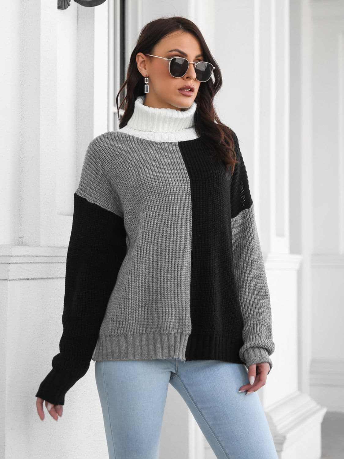 Trendsi Cozy turtleneck sweater - winter warm