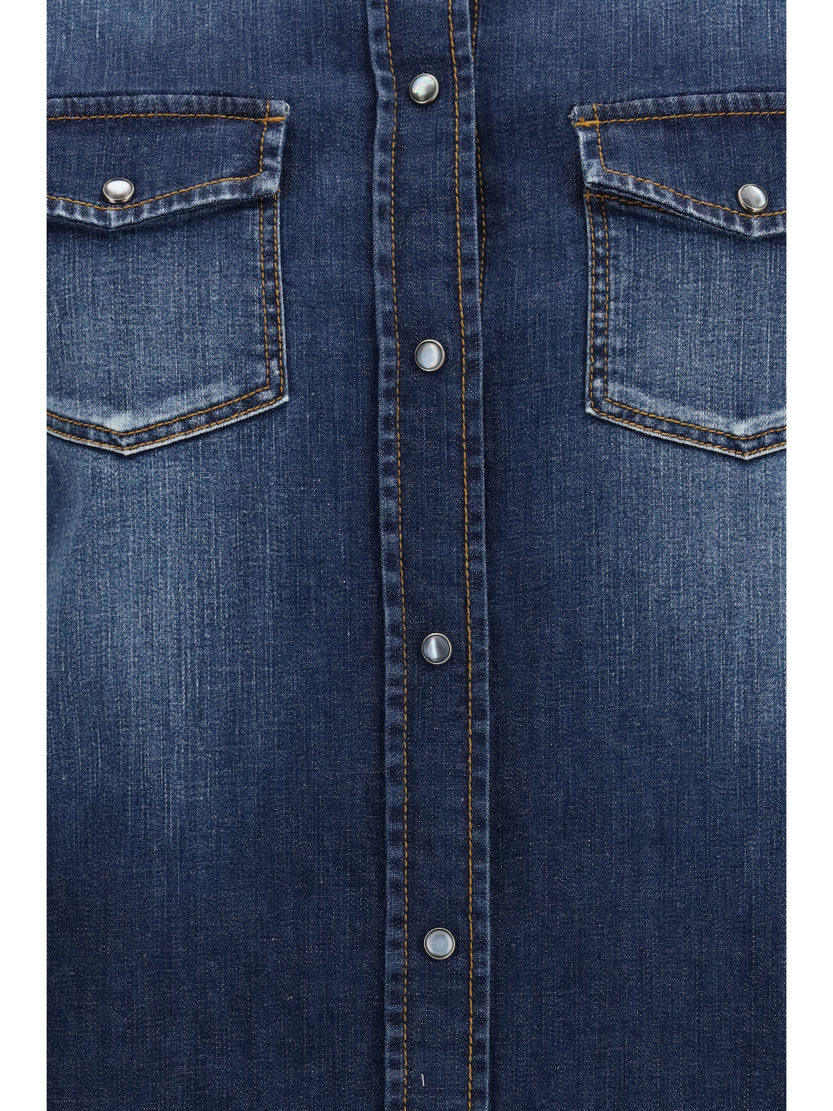 Western Denim Long Sleeve Shirt