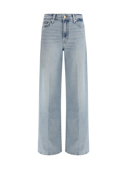 Lotta Wide-Leg Jeans in Frozen