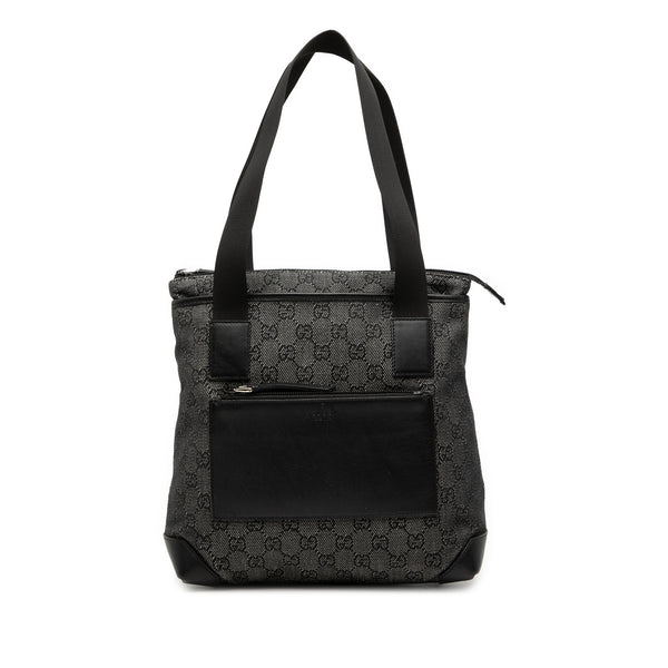 Tote Bag Denim Black (Pre-Owned)