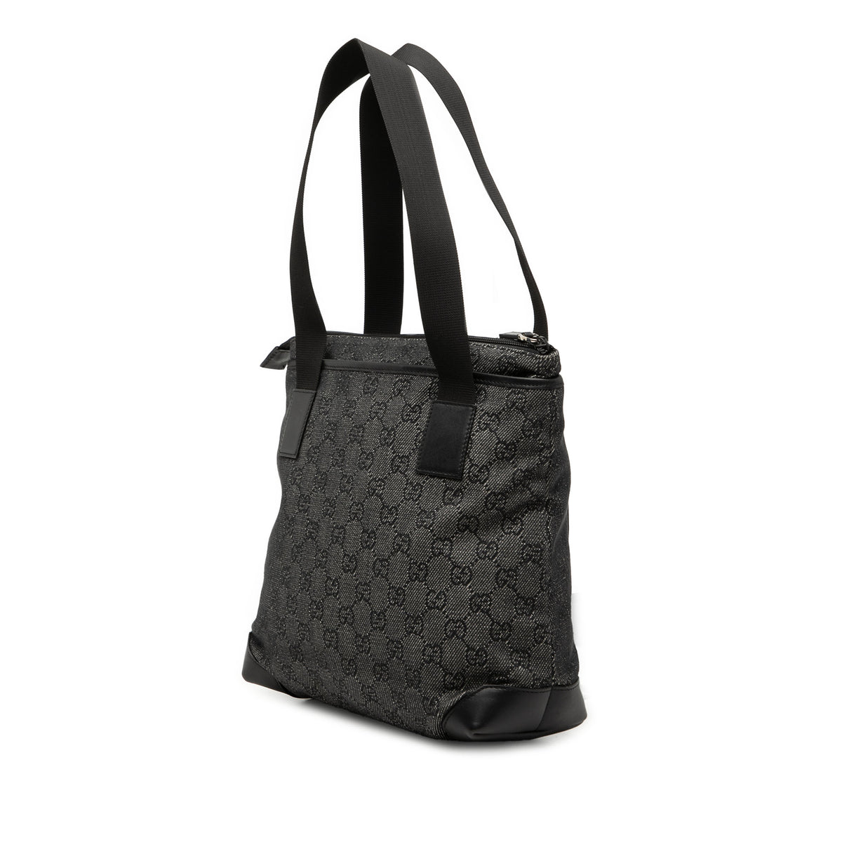 Tote Bag Denim Black (Pre-Owned)
