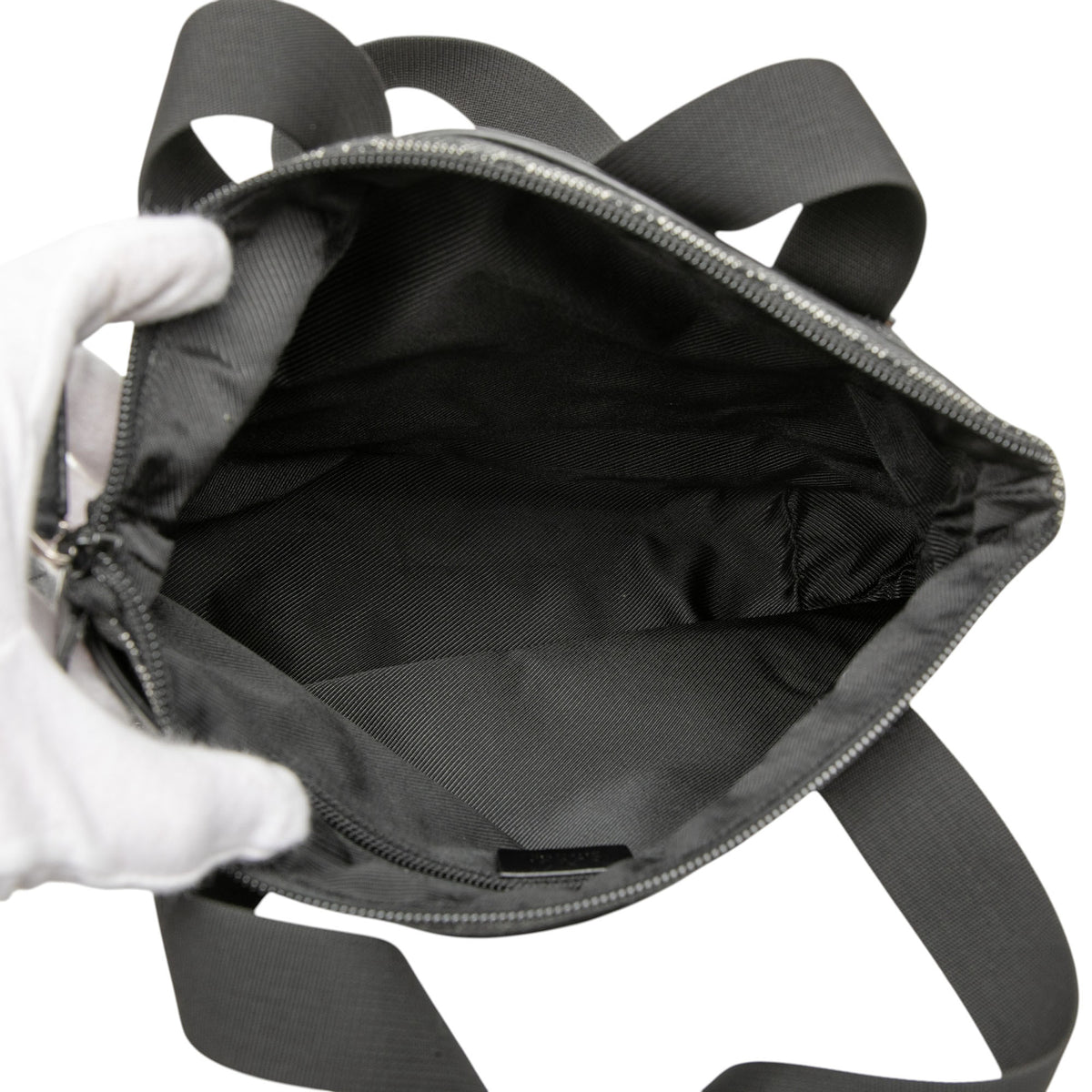 Tote Bag Denim Black (Pre-Owned)