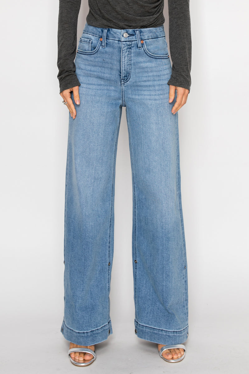 AUDREY TUMMY CONTROL HIGH RISE A-WIDE JEANS