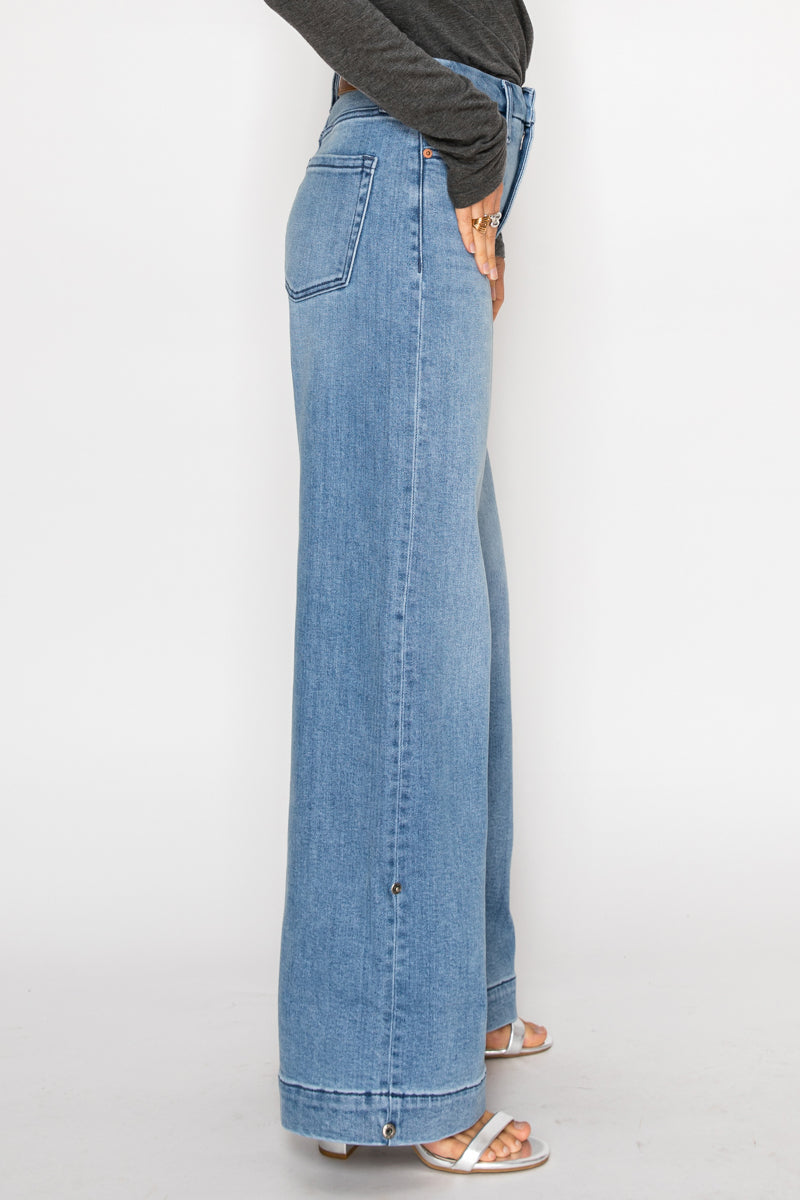 AUDREY TUMMY CONTROL HIGH RISE A-WIDE JEANS