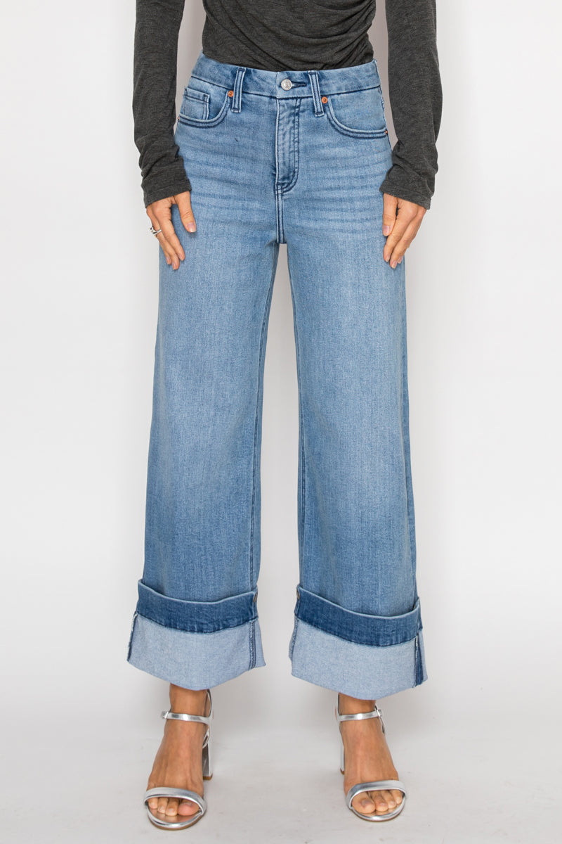 AUDREY TUMMY CONTROL HIGH RISE A-WIDE JEANS