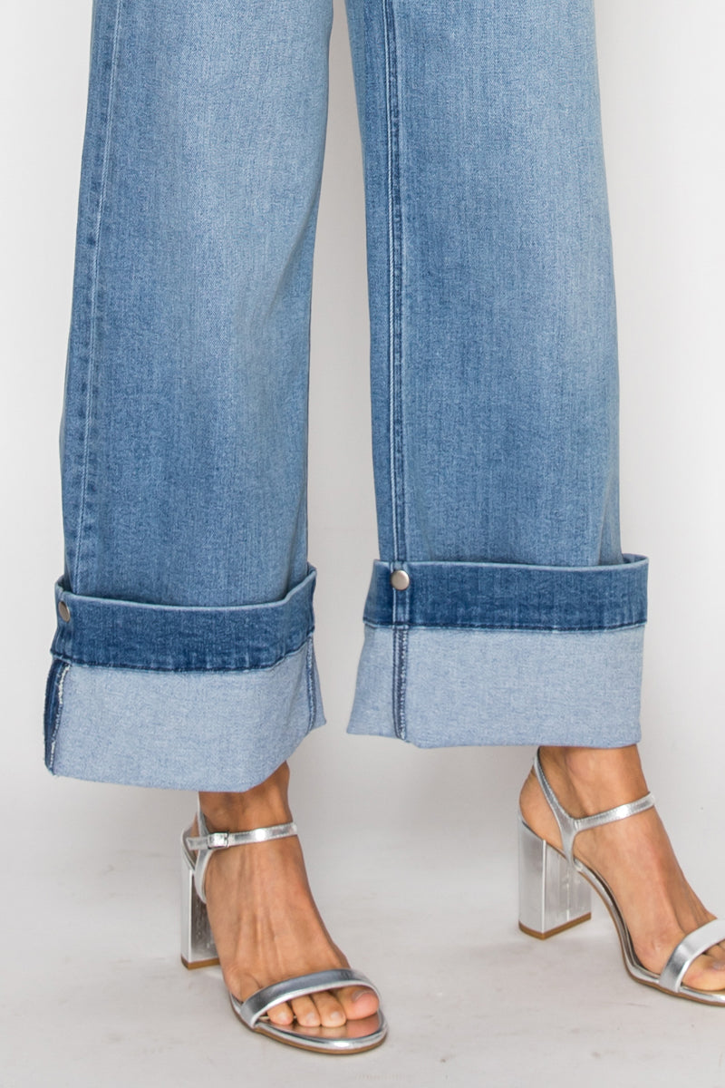 AUDREY TUMMY CONTROL HIGH RISE A-WIDE JEANS