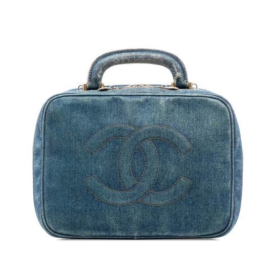 Vanity Bag Denim Blue (Pre-Owned)