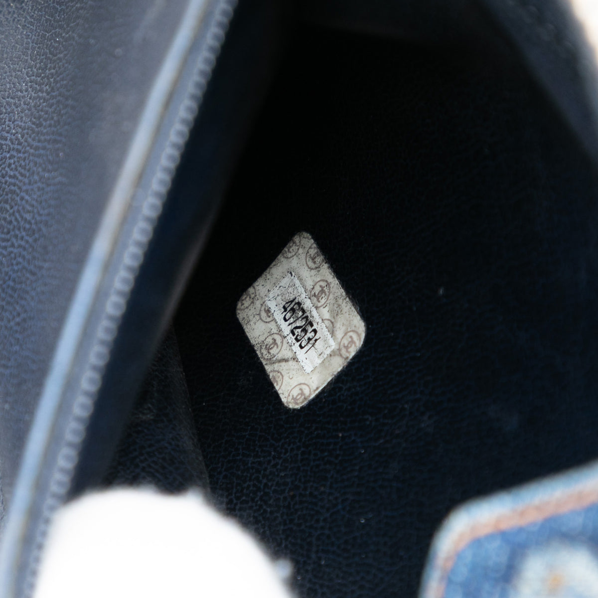 Chanel Vanity Bag Denim Blue (Pre-Owned), view 6