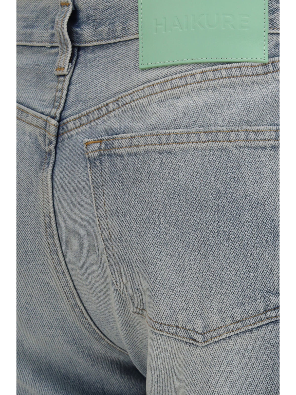 Straight-Leg Star Marfa Blue Jeans