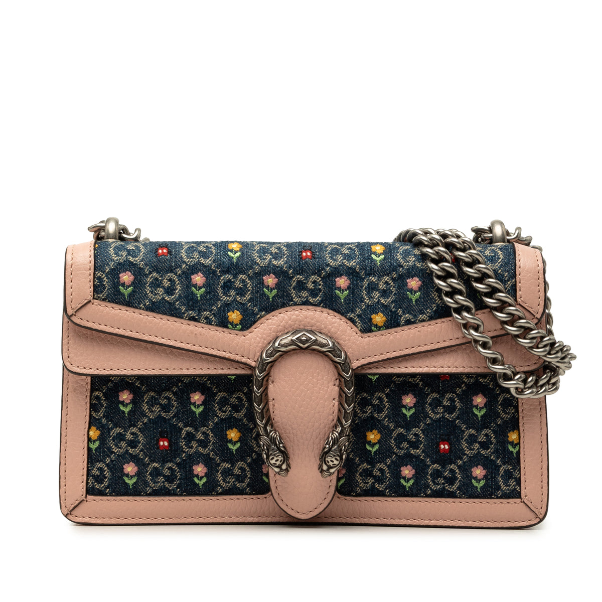 Crossbody Bag Dionysus Medium Denim Floral (Pre-Owned)