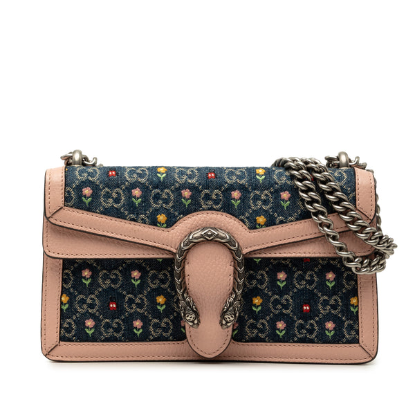 Crossbody Bag Dionysus Medium Denim Floral (Pre-Owned)