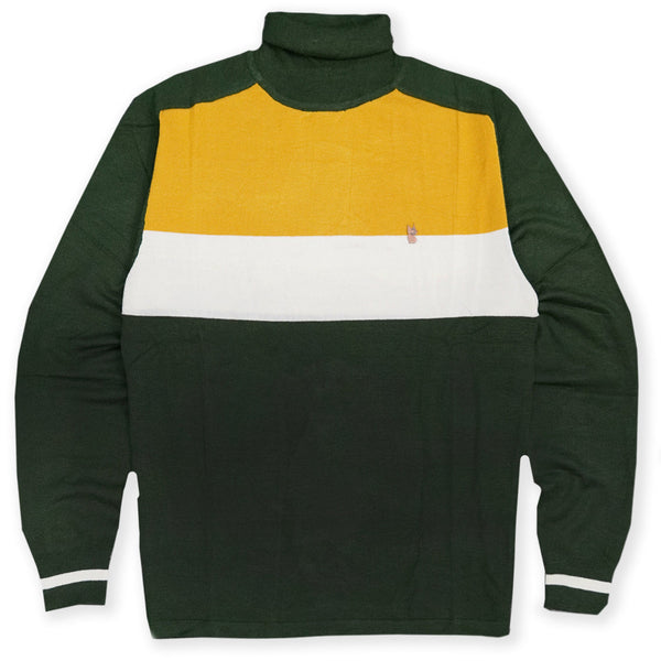 M4000 Turtle neck Knit Sweater - Olive