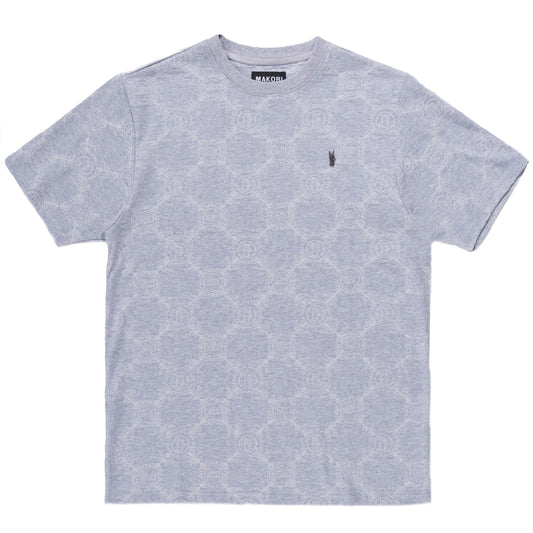 M335 Caspar Embossed Tee - Gray