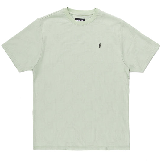 M335 Caspar Embossed Tee - Olive