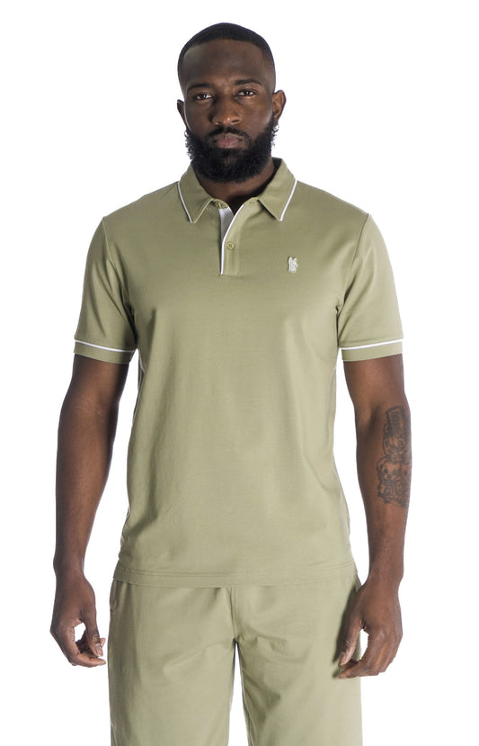 M383 Makobi Luciano Polo Shirt - Olive