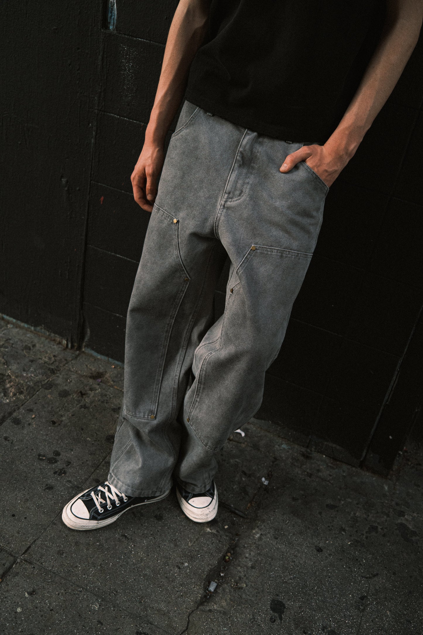 CANVAS DOUBLE KNEE CEMENT