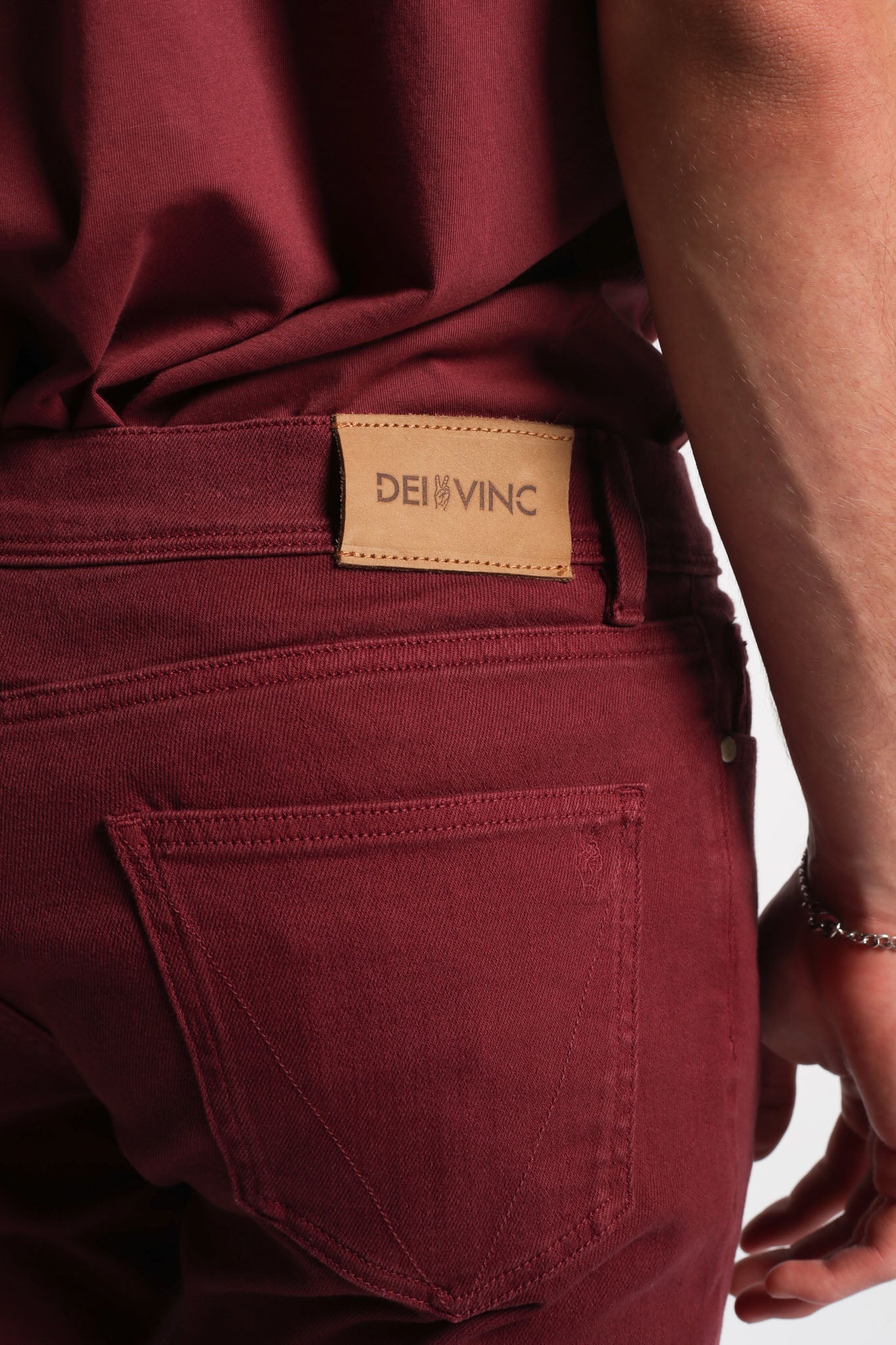 Men's Slim VII Denim - Red Wine