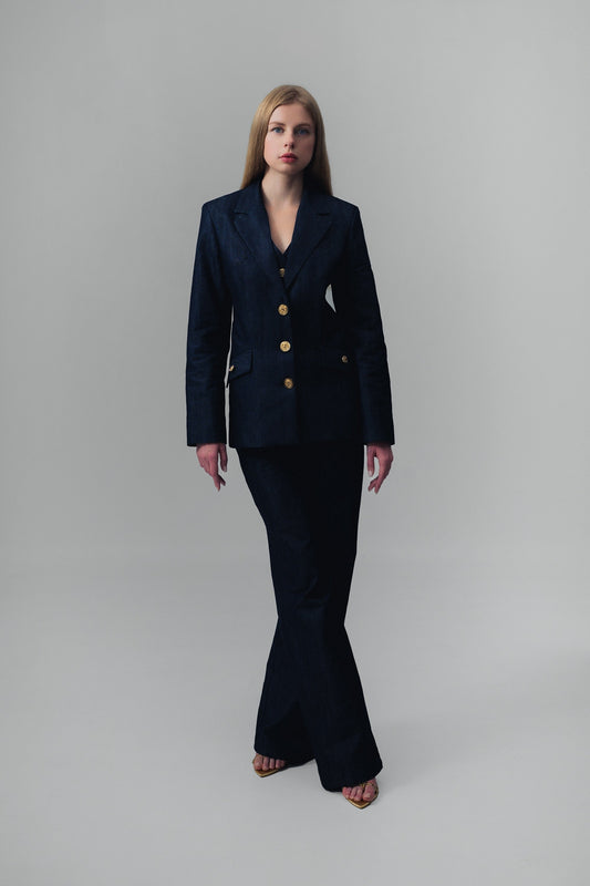 Demi Denim Suit Blazer