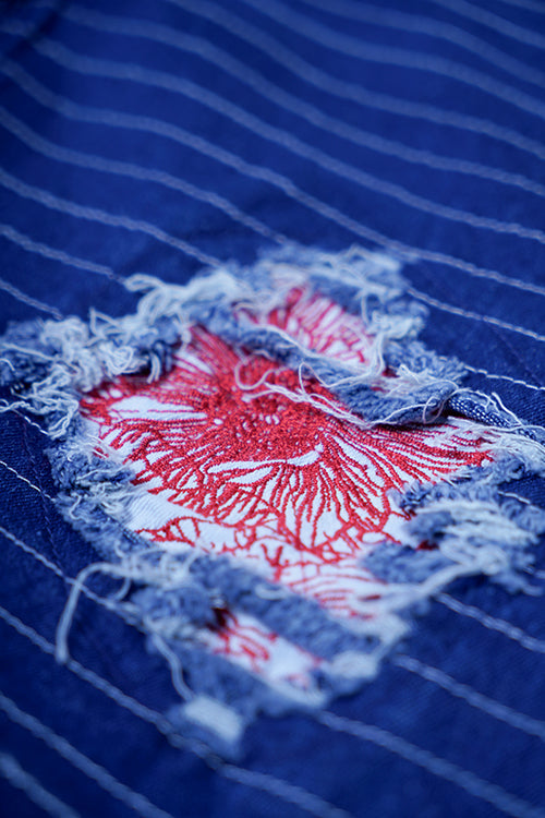 Eternal Flowers Distressed Jeans