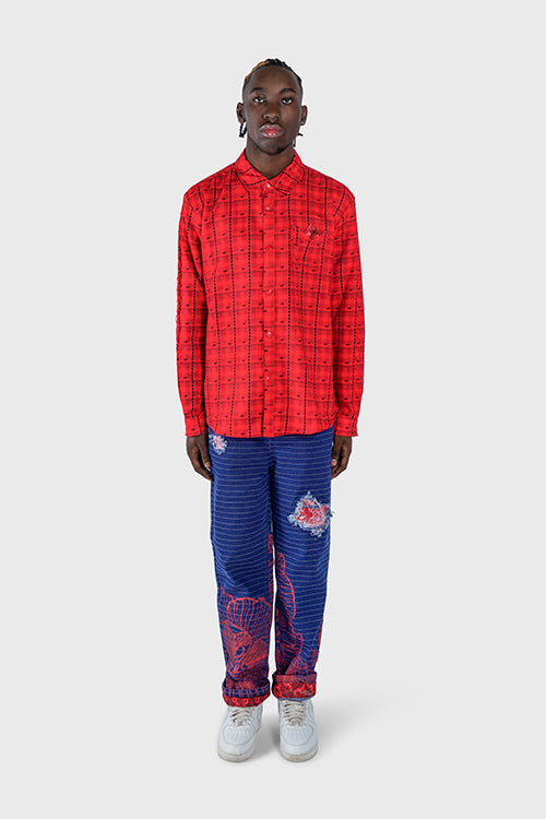 Eternal Flowers Distressed Jeans