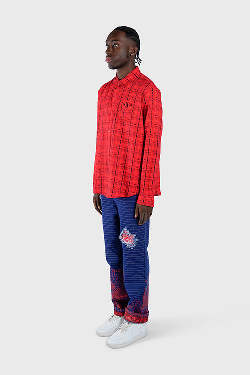 Eternal Flowers Distressed Jeans