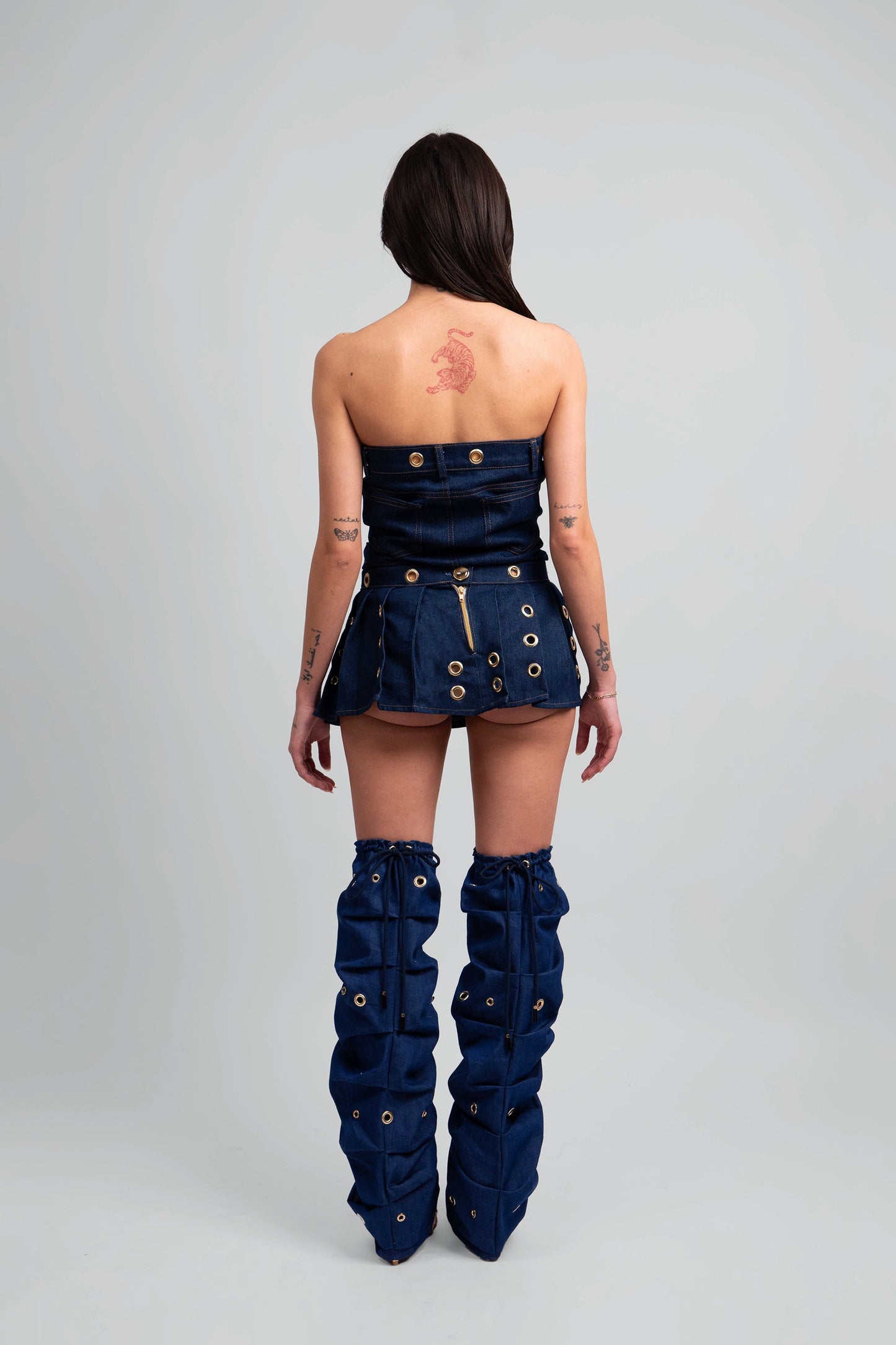Destiny Denim Leg Warmers
