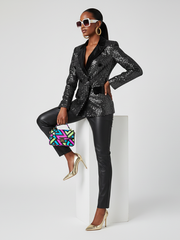 Double-Breasted Blazer Jacket WEST VILLAGE BYMANYC ® New York