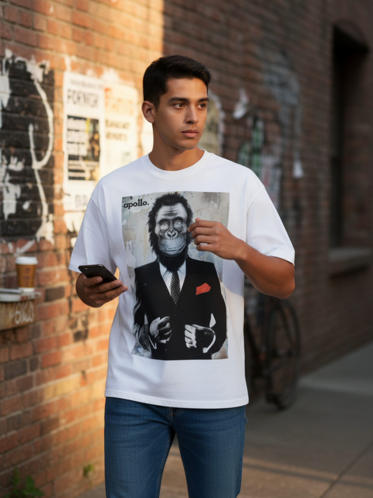 Ape Executive Graphic Boxy Tee