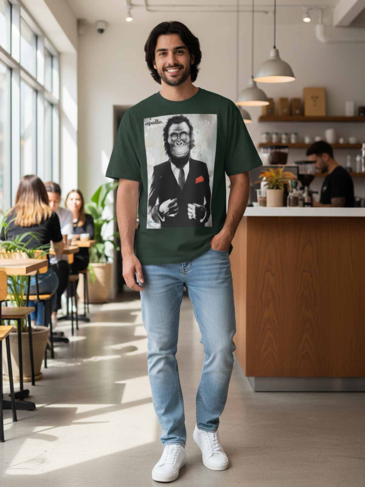 Ape Executive Graphic Boxy Tee