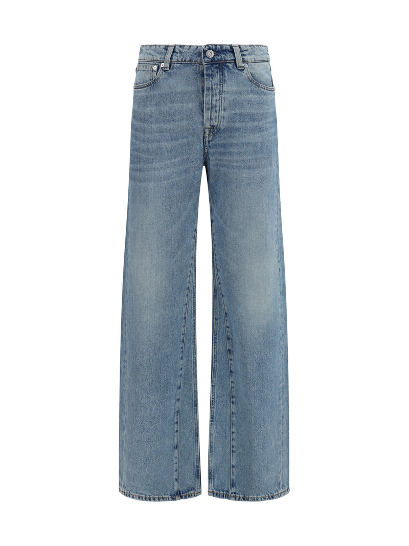 Wide-Leg Treble Cut Jeans in Garage Wash