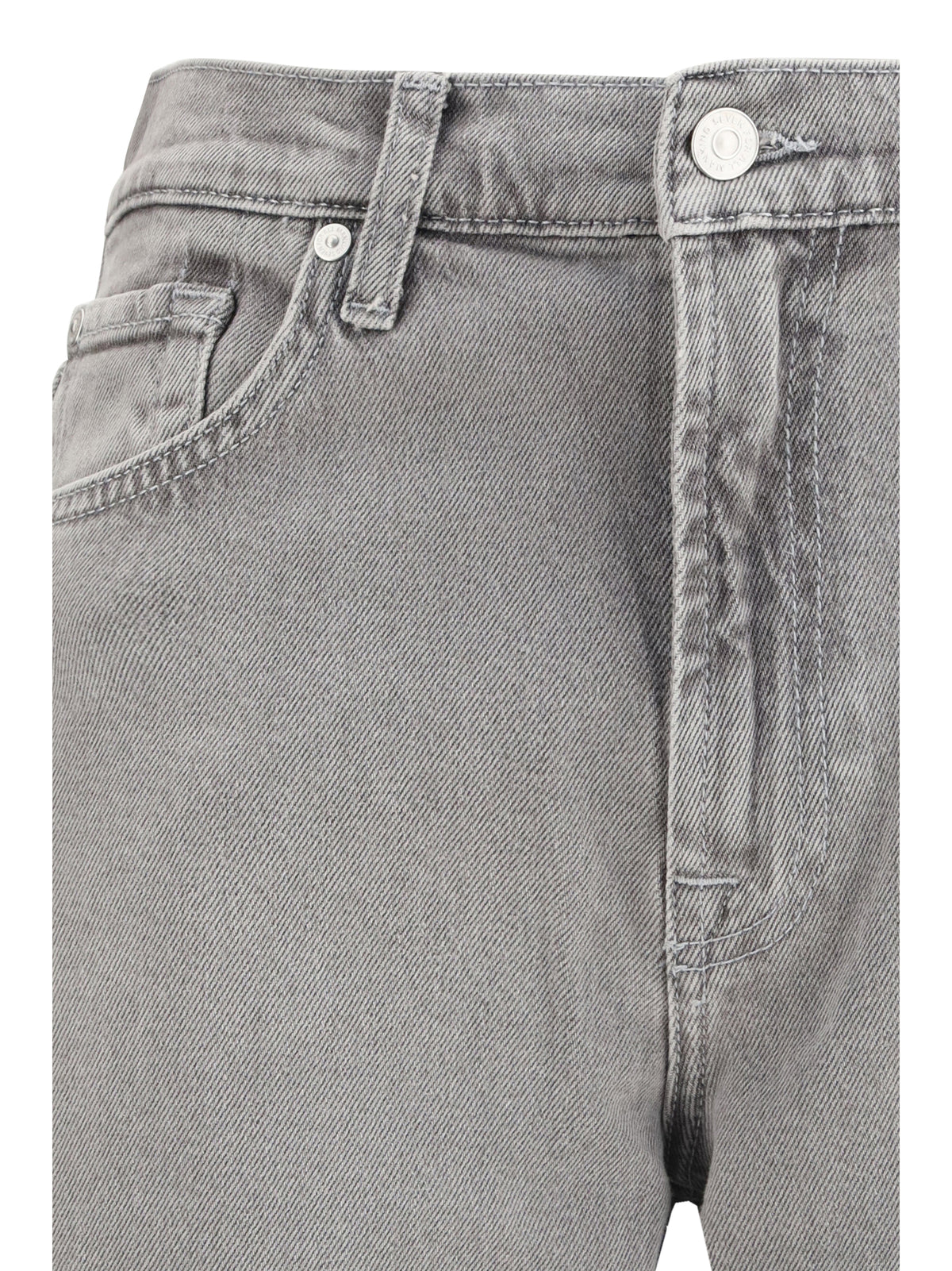 Bonnie Curvilinear Baggy Jeans in Steel