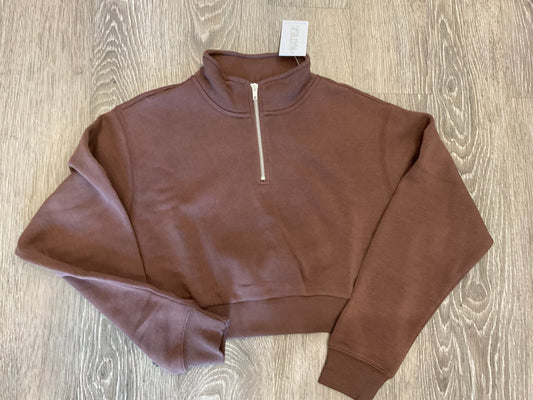 Katie J - 3 Quarter Zip, Chocolate