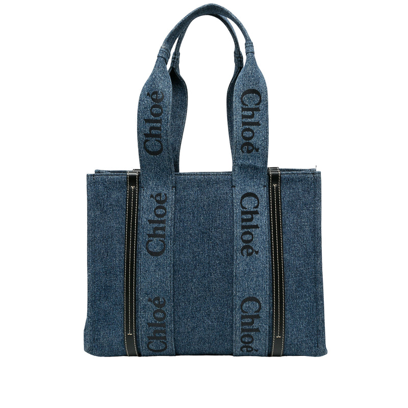 Medium Denim Woody Tote