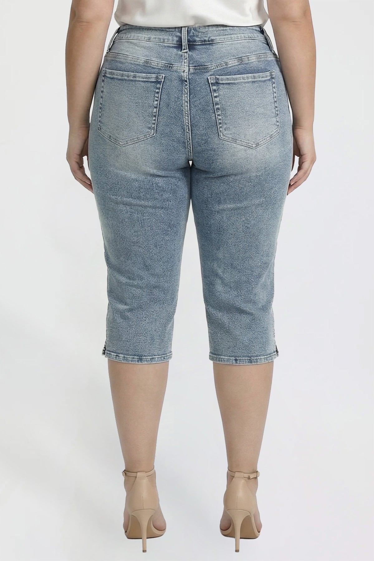 Women's Plus Capri with Side Slit