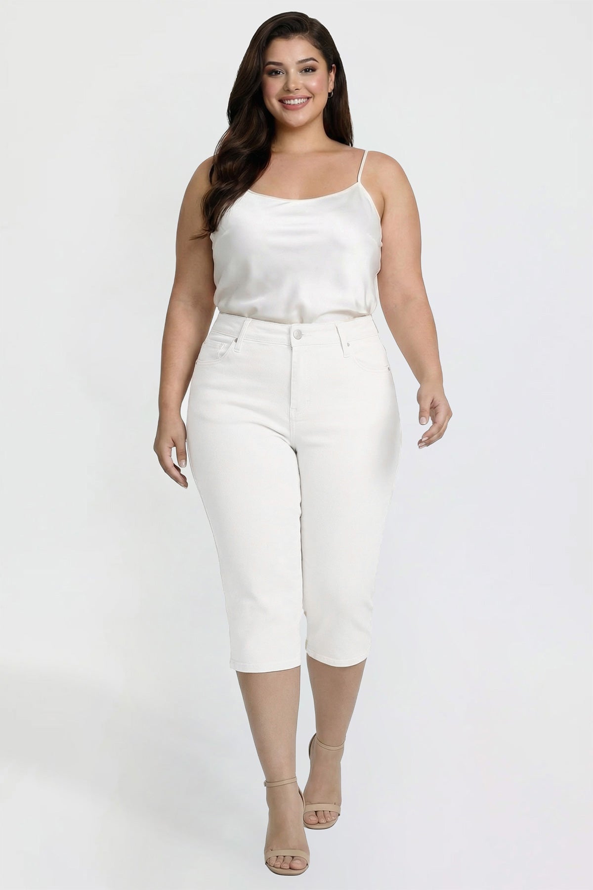 Women's Plus Capri with Side Slit