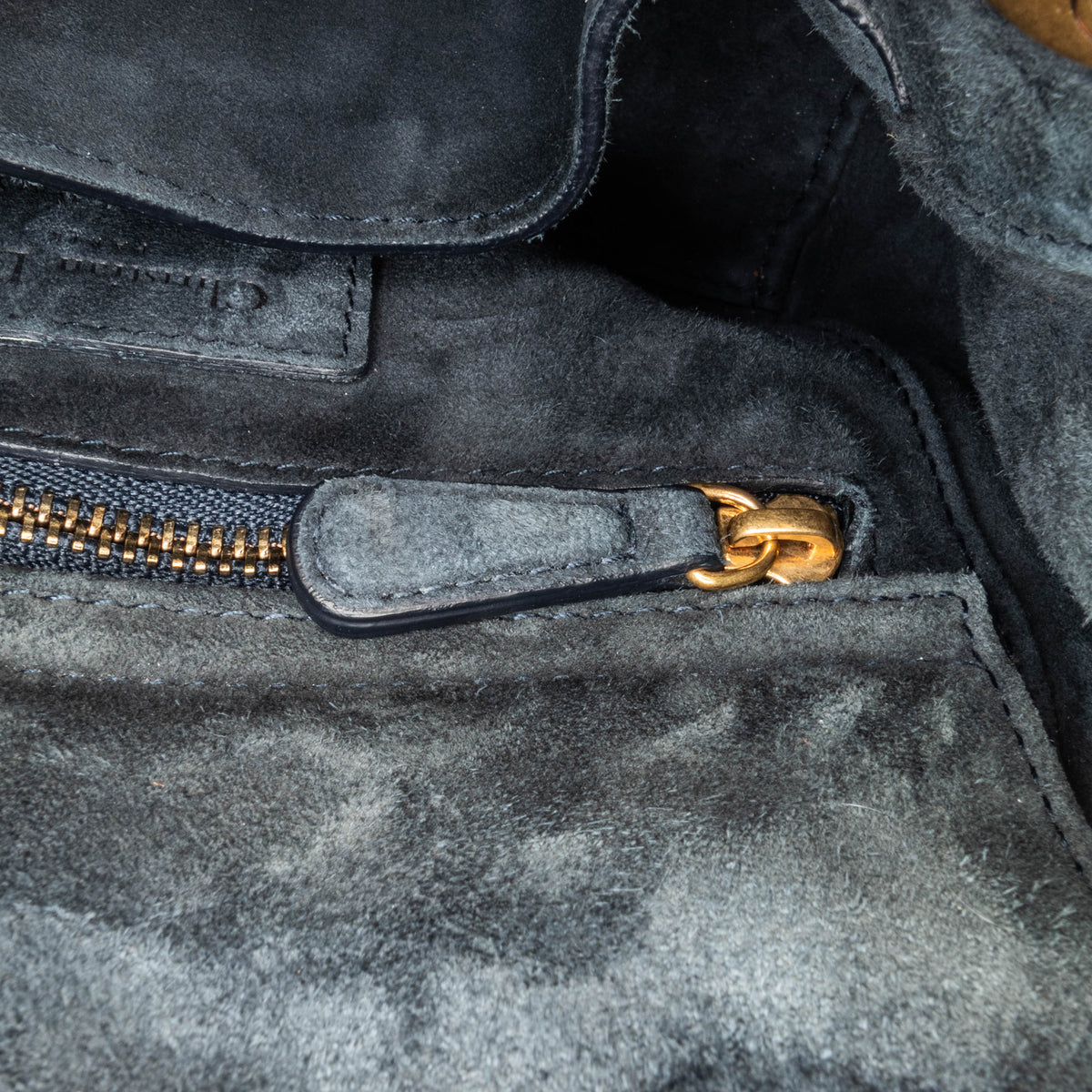 Dior Satchel Mini Denim Studded, view 6