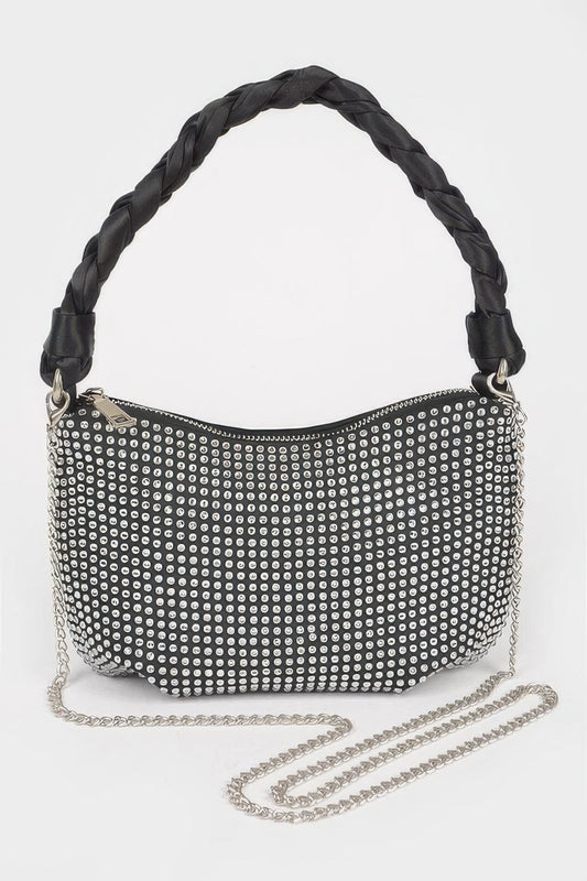 ELEGANT BAG CHELSEA Hot Fix Stone Twisted Hobo – BYMANYC ® New York