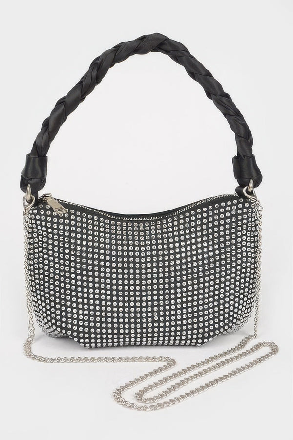 ELEGANT BAG CHELSEA Hot Fix Stone Twisted Hobo – BYMANYC ® New York