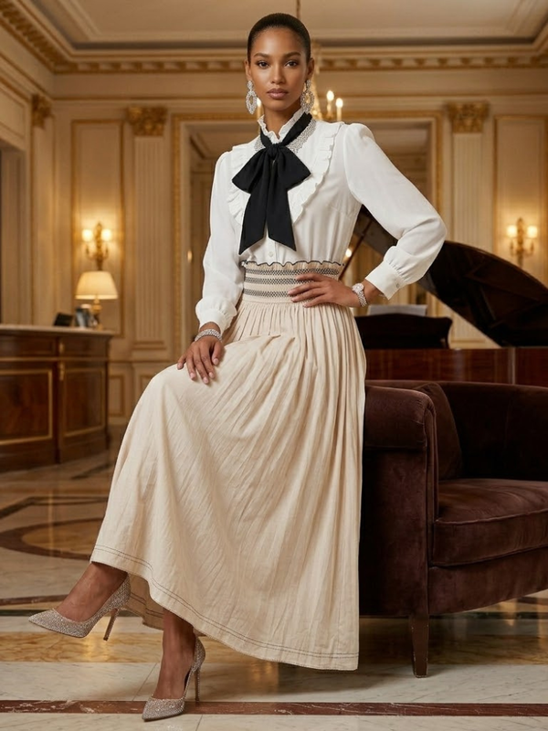 ELEGANT LONG SKIRT - New Collection PARIS LE MARAIS - BASTILLE - BYMANYC ® New York