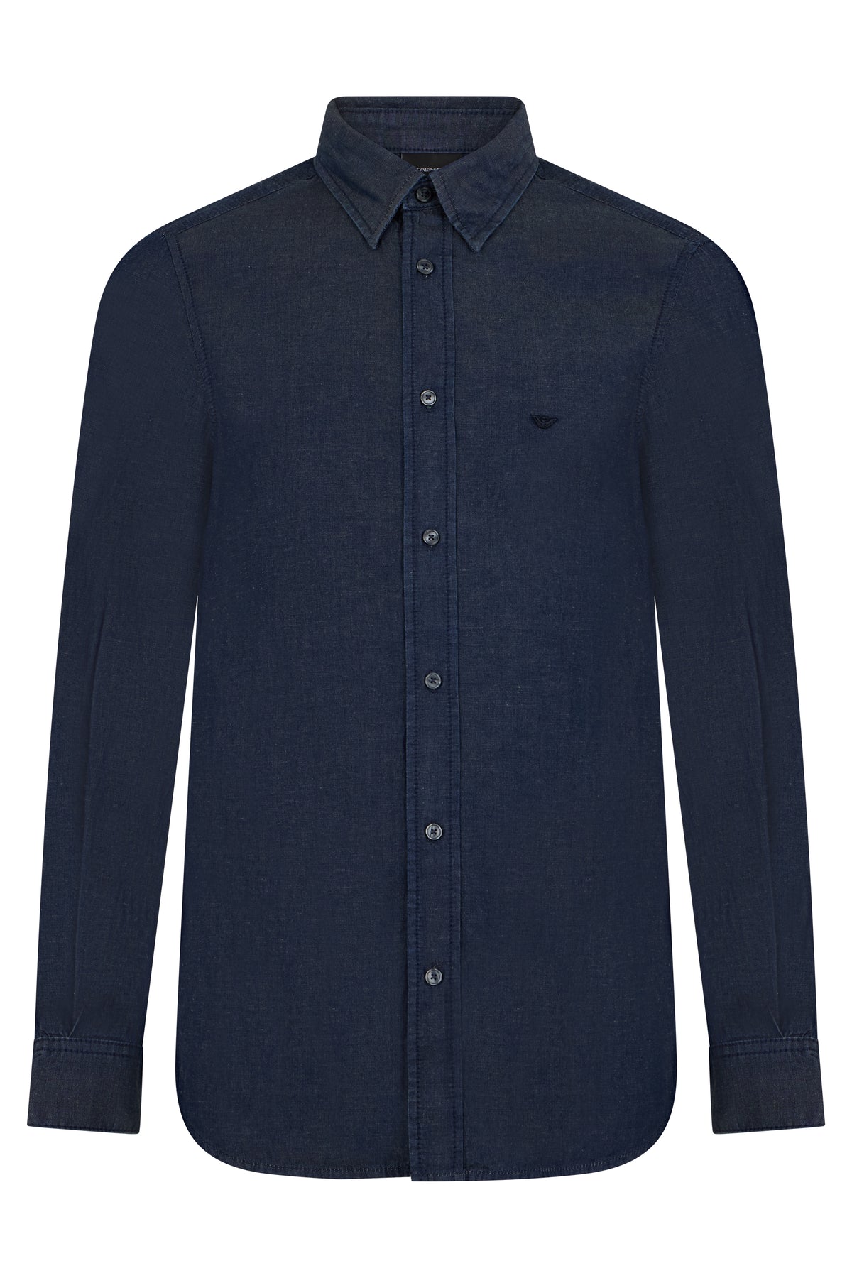 Denim Shirt in Deep Blue