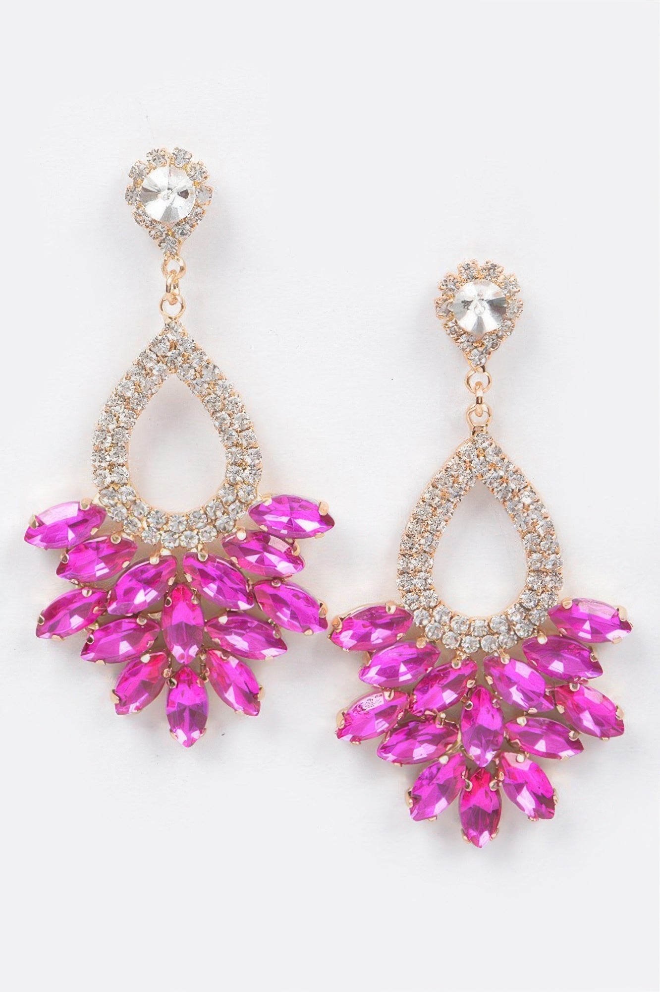 EMPIRE Rhinestone Dangle Earring - New Collection Los Angeles - BYMANYC ® New York