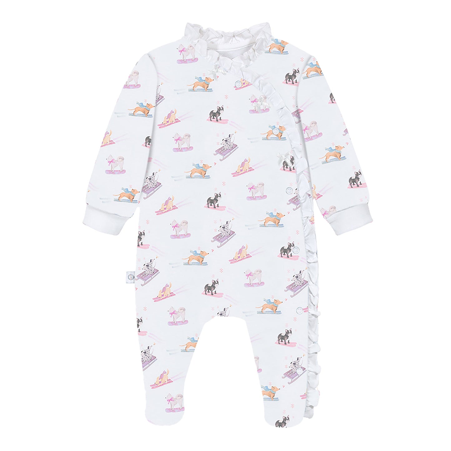 Ski Pups Girl Pima Baby Pajama