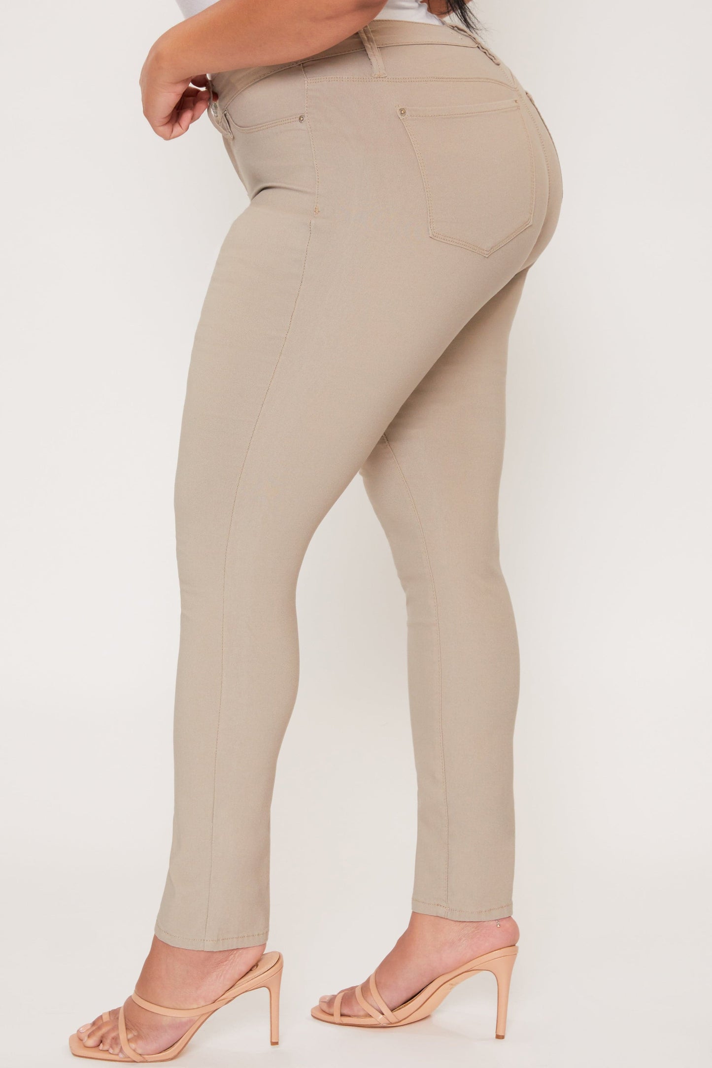 Women's Plus Mid Rise Hyperstretch Skinny Pants